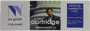 Картридж NV-Print CC531A/Cartridge718 Cyan для  HP  ColorLaserJet CP2025/CM2320mfp,Canon  LBP
