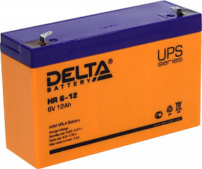 Аккумулятор Delta HR 6-12 (6V, 12Ah) для UPS
