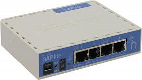 MikroTik (RB941-2nD) Wireless Router (3UTP 10/100Mbps, 1WAN, 802.11b/g/n, 1.5dBi)