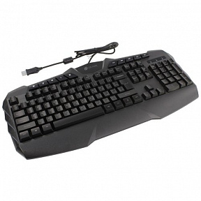 Клавиатура OKLICK (777G) (USB) 104КЛ+10КЛ М/Мед, подсветка  клавиш (1061949)