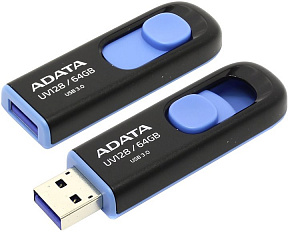 ADATA DashDrive UV128 (AUV128-64G-RBE) USB3.0 Flash Drive 64Gb