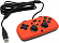 HORI Mini Red (13кн., 4 поз.перекл.,  2  мини-джойстика, PS4)  (PS4-101E)