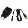 Defender UPC-11 Black (83556) Зарядное устройство USB (Вх. AC100-240V, Вых. DC5V, USB 2.1A,  кабель