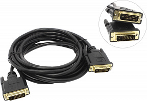 Кабель монитор - SVGA card DVI-D Dual  Link  (25M -25M)  5м