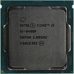 CPU Intel Core i5-9400F 2.9 GHz/6core/1.5+9Mb/65W/8GT/s LGA1151