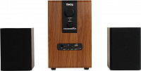 Колонки Dialog Progressive AP-150 (Brown) (2х5W +Subwoofer 10W, дерево,  SD,  USB, FM,  ПДУ)