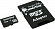 SmartBuy (SB4GBSDCL4-01) microSDHC 4Gb Class4 + microSD--)SD Adapter