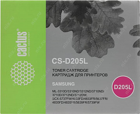 Картридж Cactus  CS-D205L  для Samsung  ML3312/3310/3710,SCX5639/57