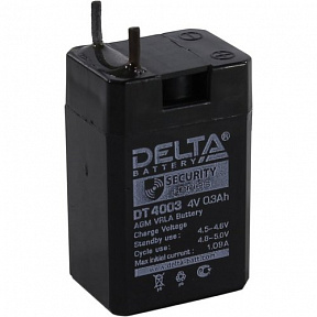 Аккумулятор Delta DT 4003 (4V, 0.3Ah) для  слаботочных систем