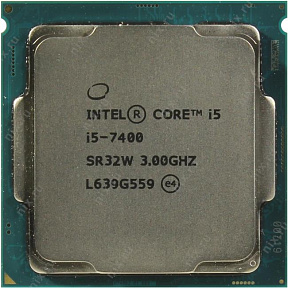 CPU Intel Core i5-7400       3 GHz/4core/SVGA HD Graphics 630/1+6Mb/65W/8  GT/s LGA1151