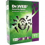 Антивирус Dr.WEB Security Space на 1 ПК (BOX) на 1 год