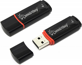 SmartBuy Crown (SB4GBCRW-K) USB2.0 Flash Drive  4Gb (RTL)