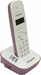 Panasonic KX-TG1611RUF (White-Lilac) р/телефон (трубка с  ЖК диспл.,DECT)