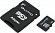 Qumo (QM8GMICSDHC10) microSDHC 8Gb Class10 + microSD--)SD Adapter