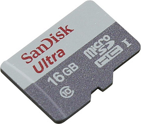 SanDisk Ultra (SDSQUNS-016G-GN3MN) microSDHC Memory Card  16Gb  UHS-I U1  Class10
