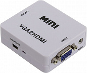 Адаптер  VGA(15F)+audio -) HDMI (F)  (питание miniUSB)
