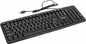 Клавиатура Gembird  KB-8320U-Ru_Lat-BL  Black (USB)  104КЛ