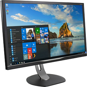 31.5"  ЖК монитор PHILIPS 328P6AUBREB/00 с поворотом экрана (LCD, Wide, 2560x1440, D-Sub,  HDMI,  DP