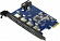 Orico (PVU3-4P)  (RTL)  PCI-Ex1, USB3.0,  4port-ext