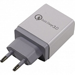 KS-is KS-380 Зарядное устройство USB (Вх. AC100-240V, Вых. DC5V/9V/12V, 2xUSB,  USB-C, 3.5A)