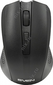 SVEN Wireless Optical Mouse (RX-300 Wireless Black) (RTL) USB 3btn+Roll