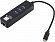 5bites (UA3C-45-10BK) адаптер USB-C --) UTP 1000Mbps  +  3-port USB3.0  Hub