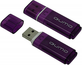 Qumo Optiva (QM64GUD-OP1-Violet) USB2.0  Flash  Drive 64Gb  (RTL)