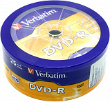 DVD-R Disc Verbatim   4.7Gb  16x  (уп.  25 шт)  (43730)