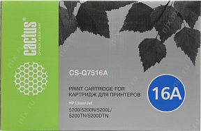 Картридж Cactus CS-Q7516A  для  HP LJ  5200