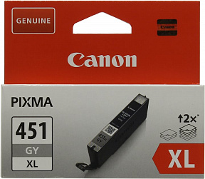 Чернильница Canon CLI-451GY XL  Gray  для PIXMA  MG6340