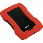 ADATA (AHD330-1TU31-CRD) Durable HD330 Red USB3.1 Portable 2.5"  HDD  1Tb EXT  (RTL)