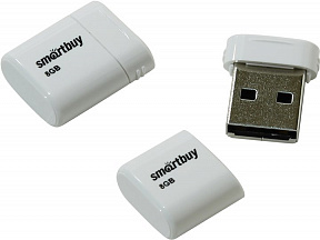 SmartBuy Lara (SB8GBLara-W) USB2.0 Flash Drive  8Gb (RTL)