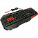 Клавиатура Bloody B3590R Black+Red (USB) 104КЛ+5КЛ М/Мед, подсветка клавиш