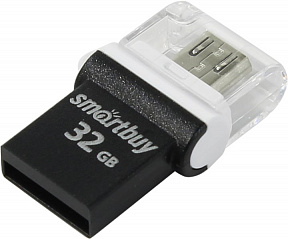 SmartBuy (SB32GBPO-K) USB2.0/USB micro-B OTG  Flash  Drive 32Gb  (RTL)