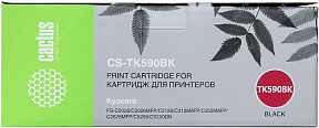 Картридж Cactus CS-TK590BK Black для  Kyocera FS-C2026/2126/2526/2626/5250