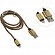 Defender (87806) Кабель USB 2.0 AM--)Lightning 1м, Gold