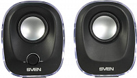 Колонки SVEN 330 Black (2x2.5W, питание  от USB)
