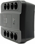 UPS 650VA PowerCom Spider (SPD-650U  Euro  Black)+USB+защита телефонной  линии/RJ45