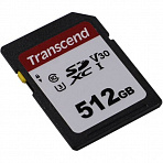 Transcend (TS512GSDC300S) SDXC Memory Card  512Gb  UHS-I U3  V30