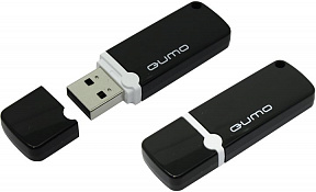 Qumo Optiva (QM8GUD-OP2-Black) USB2.0 Flash Drive  8Gb (RTL)