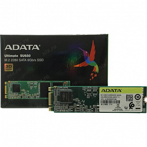 SSD 240 Gb M.2 2280 B&M 6Gb/s ADATA Ultimate  SU650  (ASU650NS38-240GT-C) 3D  TLC