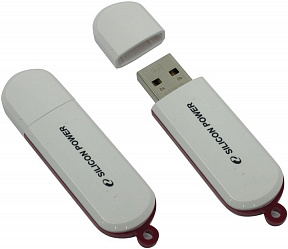 Silicon Power LuxMini 320 (SP016GBUF2320V1W) USB2.0  Flash  Drive 16Gb  (RTL)