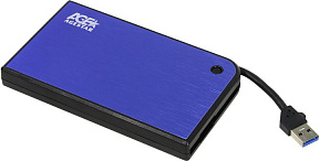 AgeStar (3UB2A14-Blue)(EXT BOX для внешнего подключения 2.5" SATA  HDD, USB3.0)