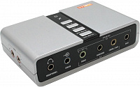 STLab (M-330) USB Sound  BOX  (USB2.0)Analog 2In/7.1Out,Digital  In/Out,16Bit/48kHz