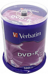 DVD+R Disc Verbatim   4.7Gb  16x  (уп. 100 шт) на шпинделе (43551)