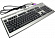 Клавиатура A4Tech X-Slim Multimedia Keyboard KLS-7MUU (Grey-Black) (USB) 104КЛ+17КЛ  М/Мед  + USB  п