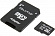 Qumo (QM32GMICSDHC10U1) microSDHC 32Gb UHS-I  U1  + microSD--)SD  Adapter