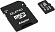 Qumo (QM64GMICSDXC10U1) microSDXC 64Gb UHS-I U1 + microSD--)SD Adapter