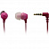 Наушники с микрофоном SONY  MDR-EX15AP-PI  Pink (шнур  1.2м)