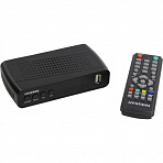 Hyundai (H-DVB520) (Full HD A/V Player, HDMI, RCA, 2xUSB2.0, DVB-T/DVB-T2/DVB-C, ПДУ)